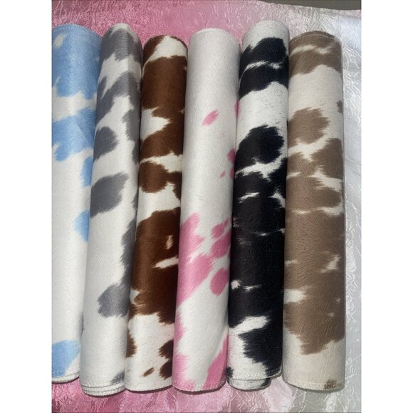 Cow Print Patterned Fabric Rolls Assorted Colors - Picture 3 of 15